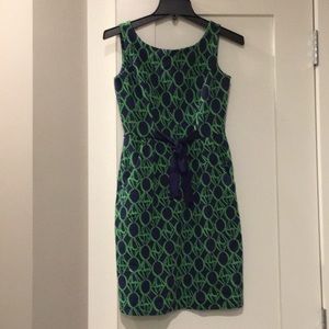 Lily Pulitzer Navy and Green Dress